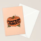 Pumpkin Princess Stationery Card Gallery Image 2