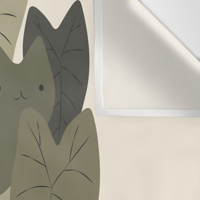Cat and Plant 44 Wall Tapestry Gallery Image 3