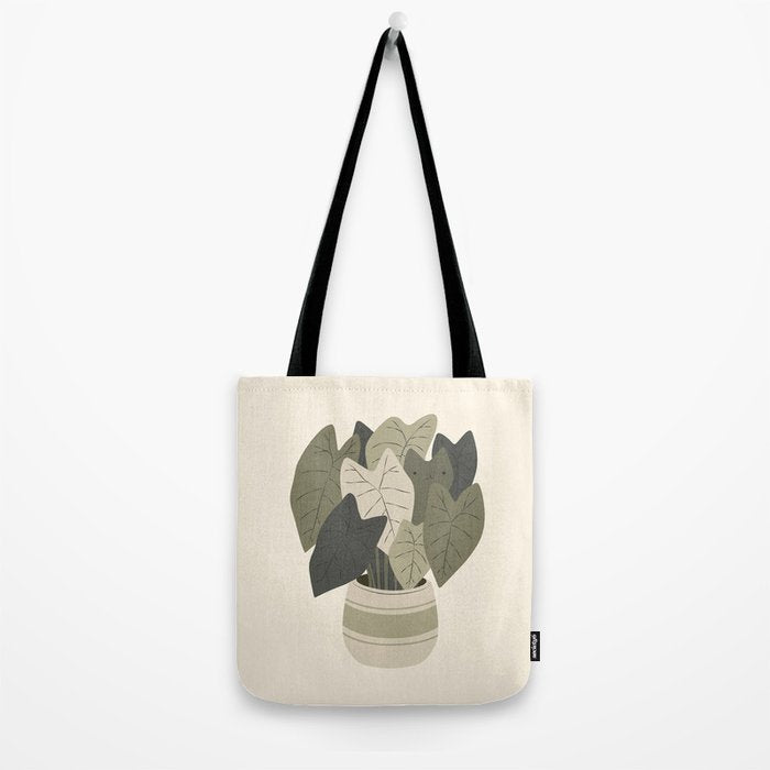Cat and Plant 44 Tote Bag Gallery Image 2