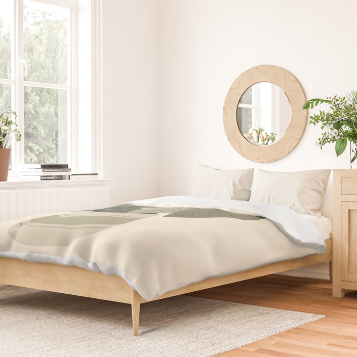 Cat and Plant 44 Duvet Cover Gallery Image 2