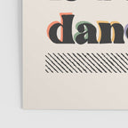This Kitchen Is For Dancing Retro Typography Poster Gallery Image 3