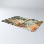 Villa Courtyard Mediterranean Art Rug Gallery Image 3