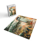 Villa Courtyard Mediterranean Art Jigsaw Puzzle Gallery Image 2