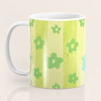 Sweet Strawberry Plant Friends in Lime & Pink Coffee Mug Gallery Image 3