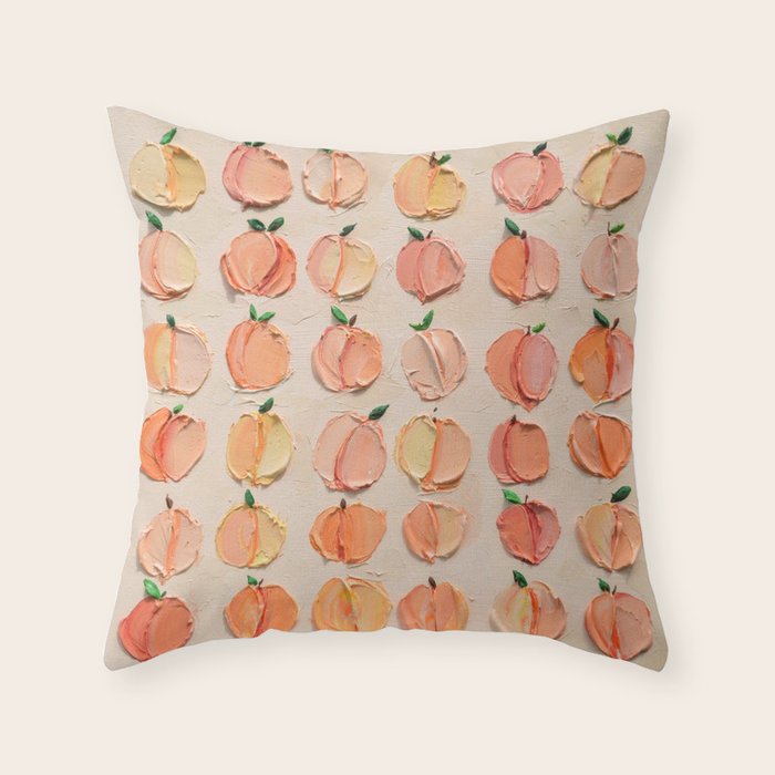 Peachy Keen Throw Pillow Gallery Image 6