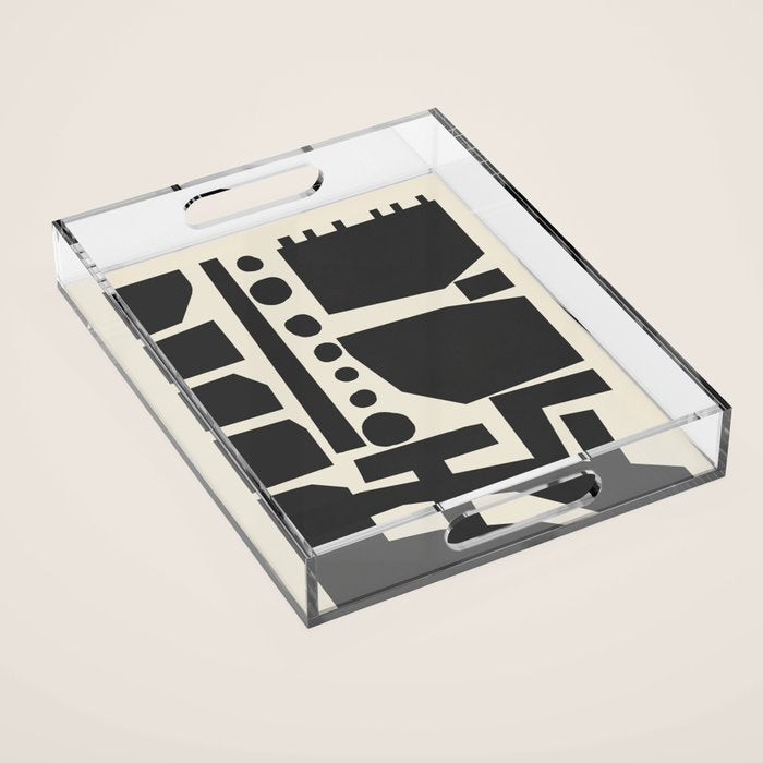 Geometrical Play 8 Acrylic Tray Gallery Image 1