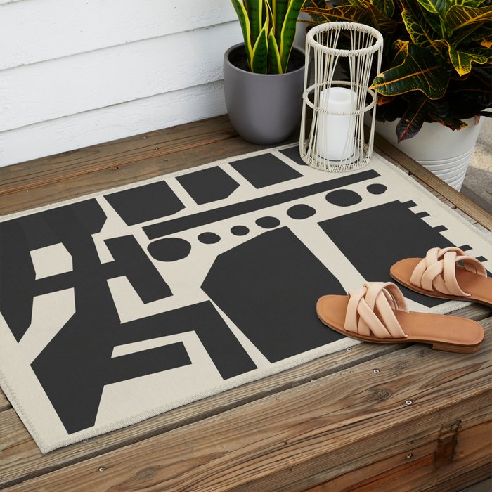 Geometrical Play 8 Outdoor Rug Gallery Image 2