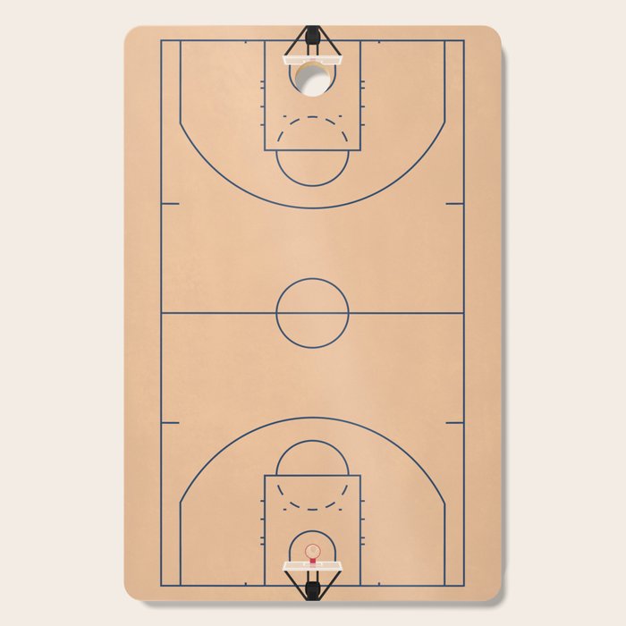 Basketball Court  Cutting Board Gallery Image 1