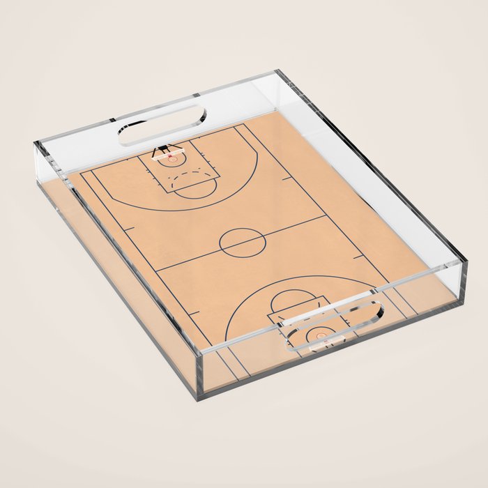 Basketball Court  Acrylic Tray Gallery Image 1