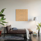 Basketball Court  Wood Wall Art Gallery Image 2