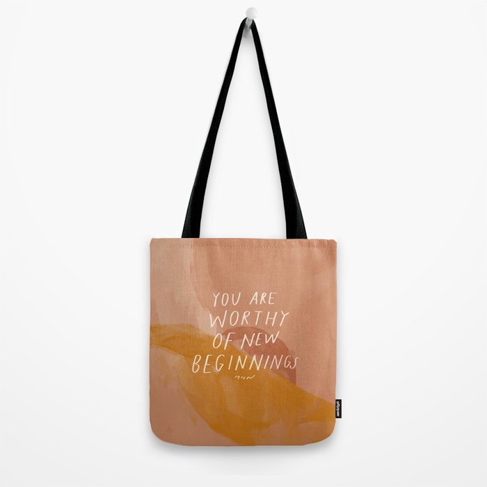 Worthy of New Beginnings  Tote Bag Gallery Image 2