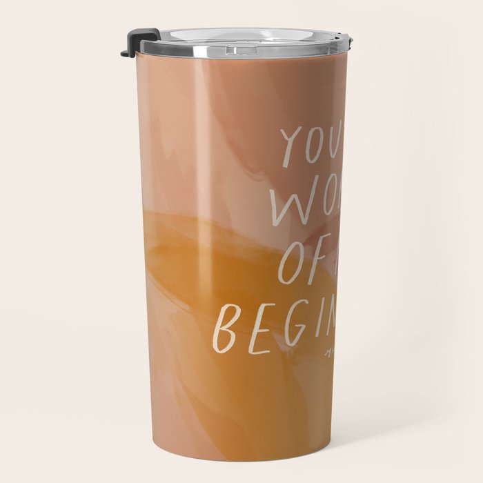 Worthy of New Beginnings  Travel Mug Gallery Image 3