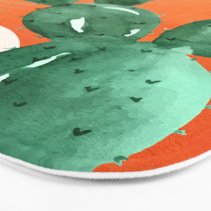 Cactus Garden 1 Bath Mat Gallery Image 3