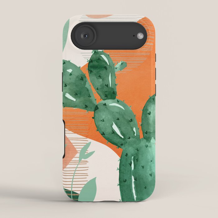 Cactus Garden 1 iPhone Case Gallery Image 2