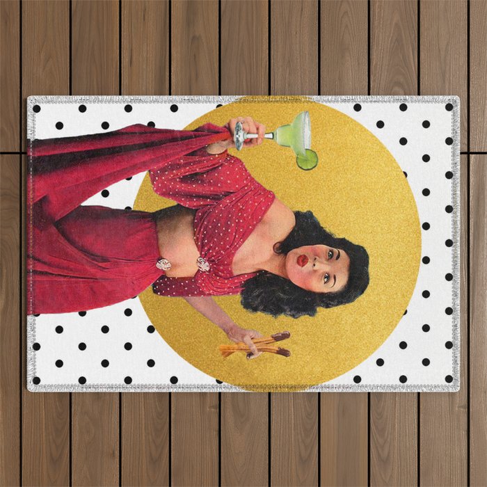 Margaritas & Churros (You can have it all) Outdoor Rug Gallery Image 1