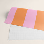 Orange and Pink Stripes  Wrapping Paper Gallery Image 2