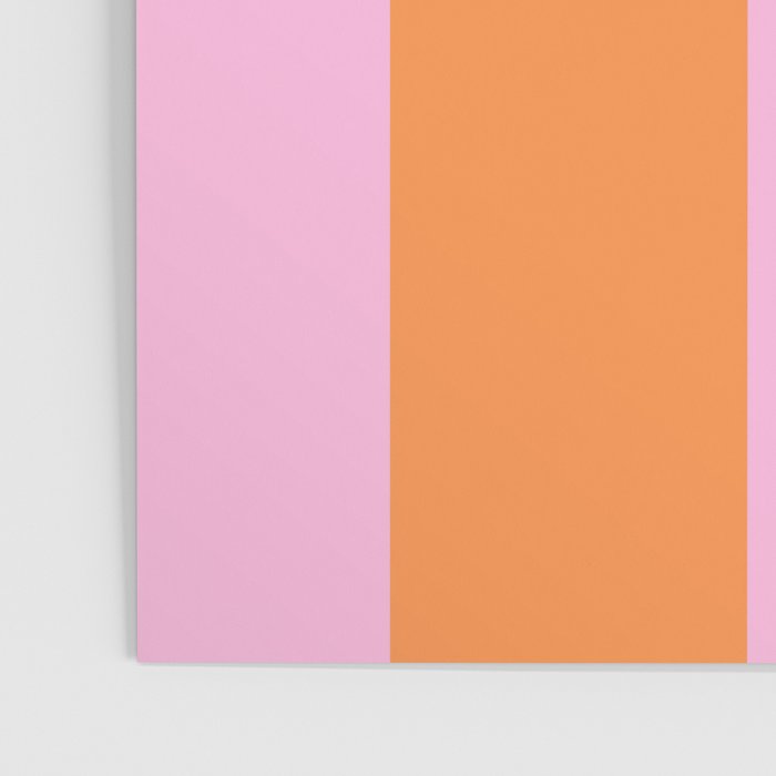 Orange and Pink Stripes  Poster Gallery Image 3
