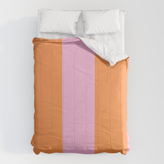 Orange and Pink Stripes  Comforter Gallery Image 6