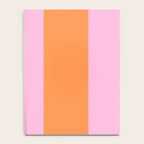Orange and Pink Stripes  Notebook Gallery Image 4