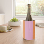 Orange and Pink Stripes  Wine Chiller Gallery Image 4