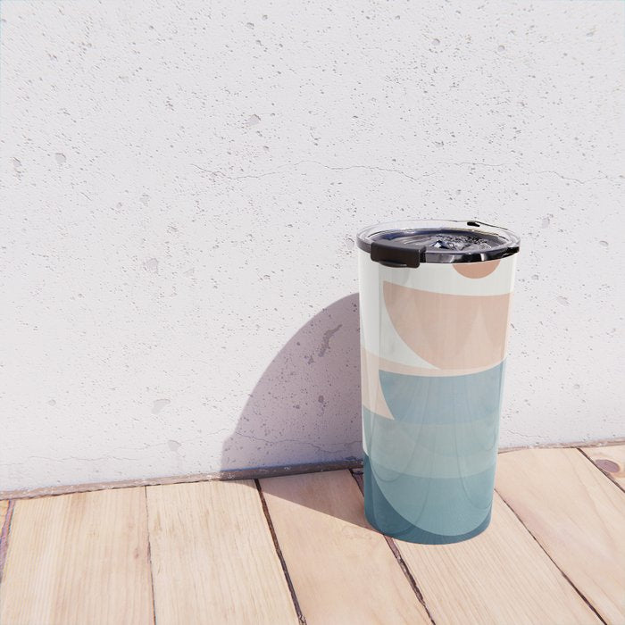 Abstract Minimal Shapes 31 Travel Mug Gallery Image 4