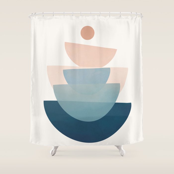 Abstract Minimal Shapes 31 Shower Curtain Gallery Image 1
