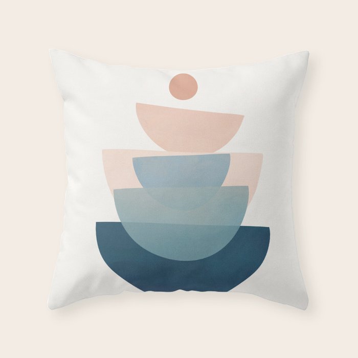 Abstract Minimal Shapes 31 Throw Pillow Gallery Image 6