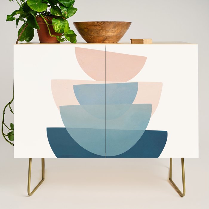 Abstract Minimal Shapes 31 Credenza Gallery Image 1