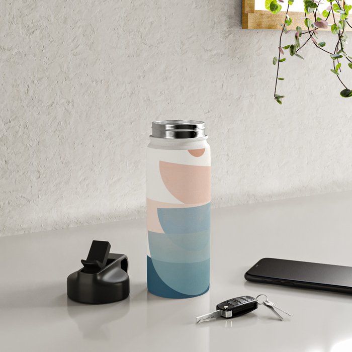 Abstract Minimal Shapes 31 Water Bottle Gallery Image 4