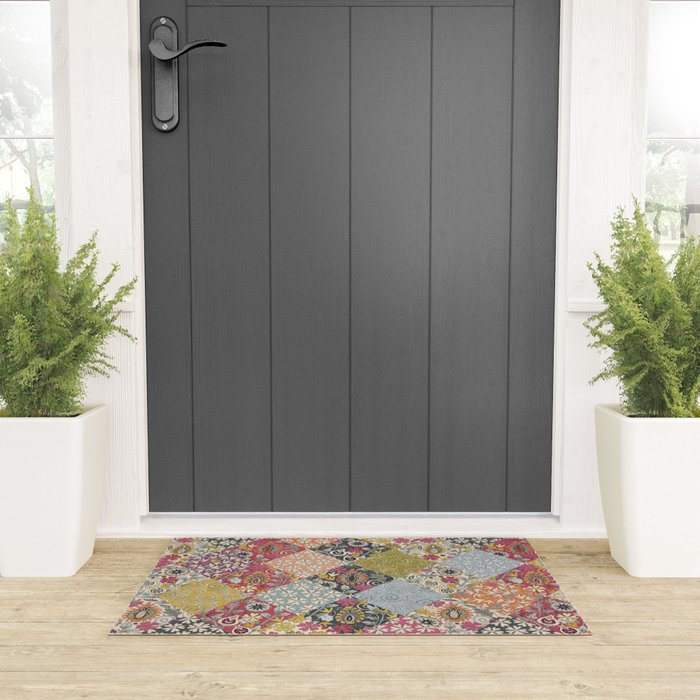 KONFER PATCHWORK Welcome Mat Gallery Image 3