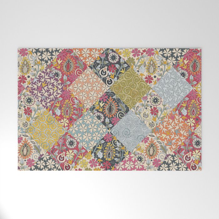 KONFER PATCHWORK Welcome Mat Gallery Image 1