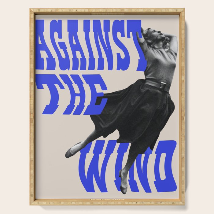 Against the Wind Serving Tray Gallery Image 1