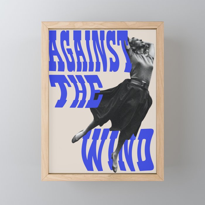 Against the Wind Mini Art Print Gallery Image 1