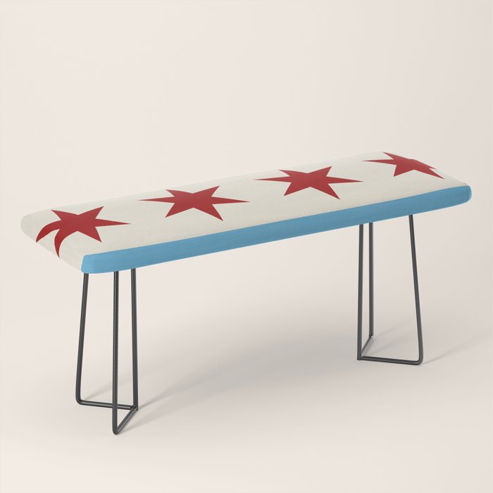 Chicago Flag II Bench Gallery Image 1