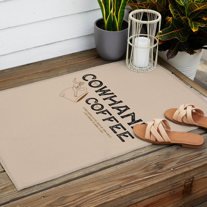 Cowhand Coffee - Rustic Outdoor Rug Gallery Image 2
