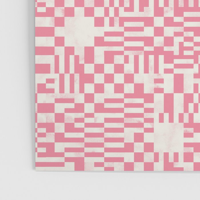 Checkered Pink Matrix Poster Gallery Image 3