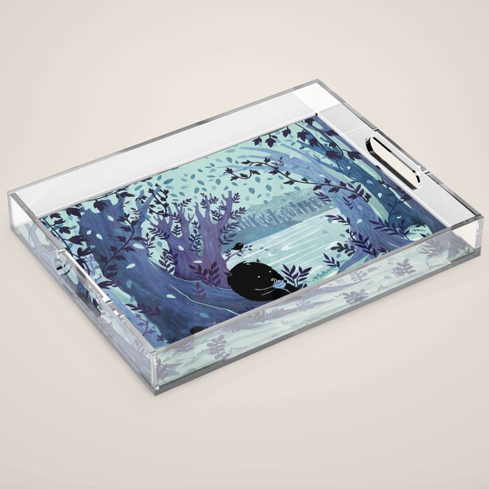 A Quiet Spot of Tea Acrylic Tray Gallery Image 1