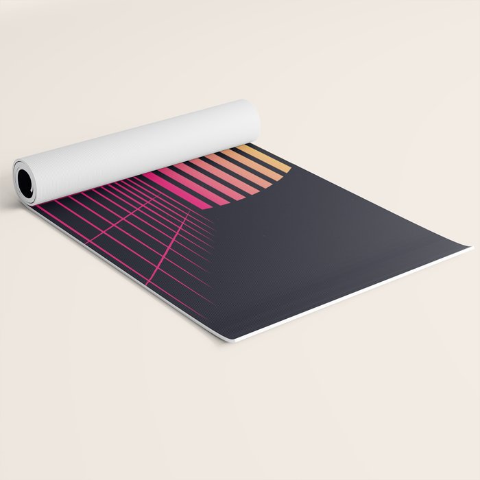 Retrowave sunset 2 / 80s - 90s Retro Yoga Mat Gallery Image 2