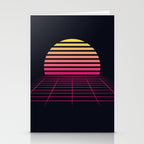 Retrowave sunset 2 / 80s - 90s Retro Stationery Card Gallery Image 2