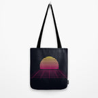 Retrowave sunset 2 / 80s - 90s Retro Tote Bag Gallery Image 2