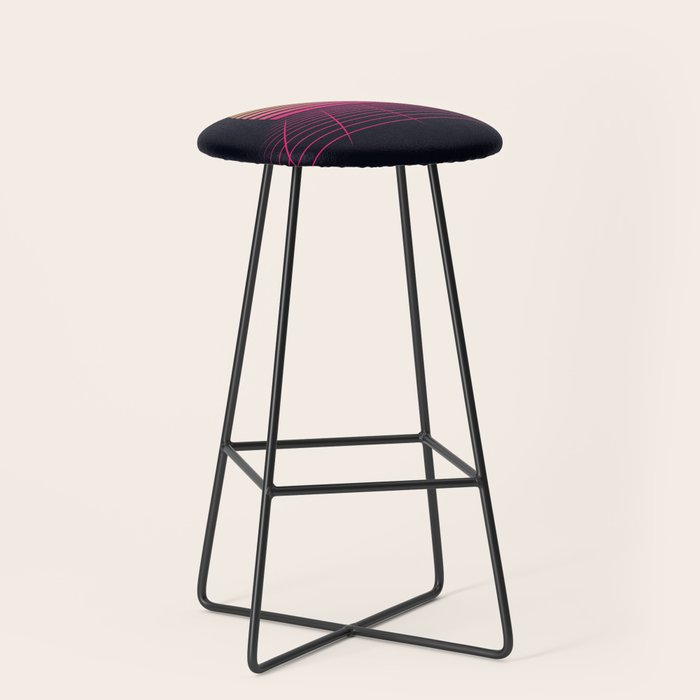 Retrowave sunset 2 / 80s - 90s Retro Stool Gallery Image 1