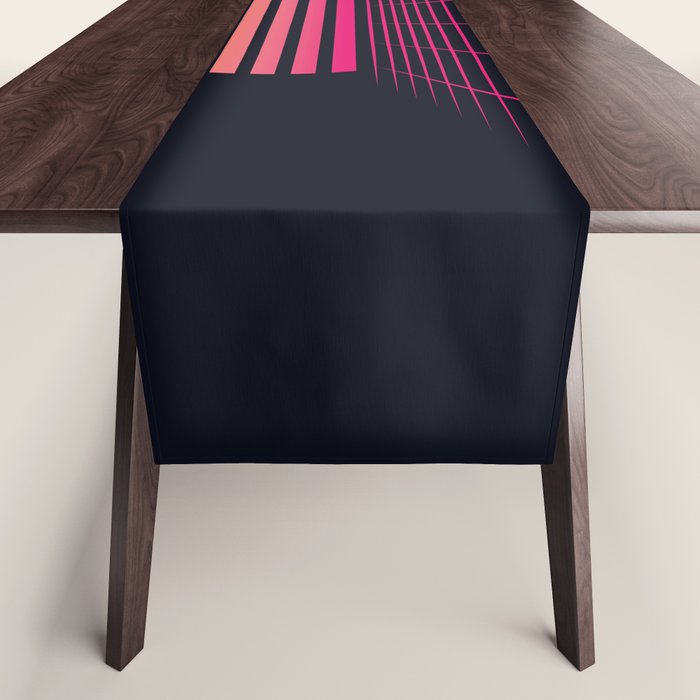 Retrowave sunset 2 / 80s - 90s Retro Table Runner Gallery Image 1