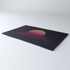 Retrowave sunset 2 / 80s - 90s Retro Rug Gallery Image 3