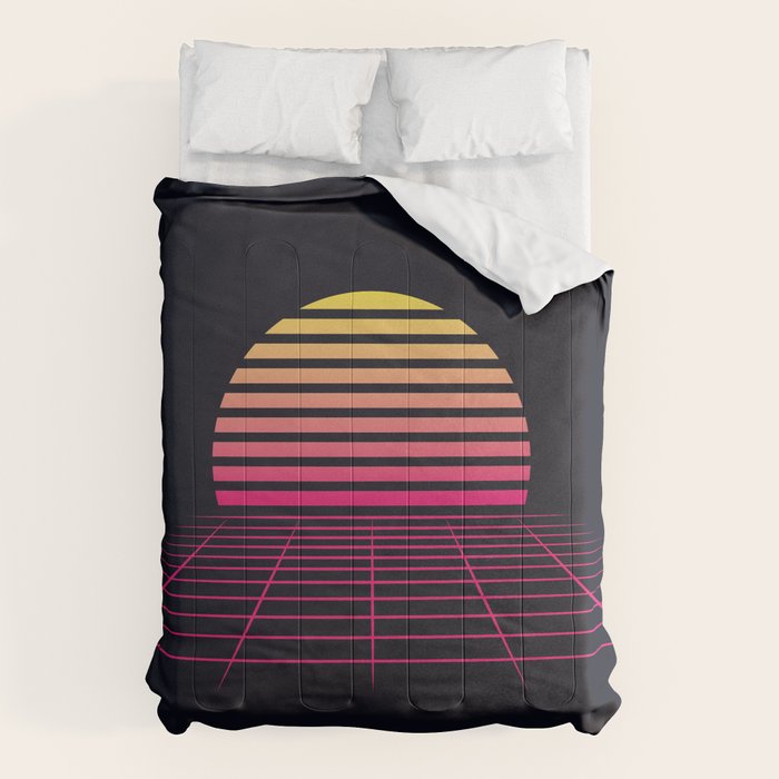 Retrowave sunset 2 / 80s - 90s Retro Comforter Gallery Image 6