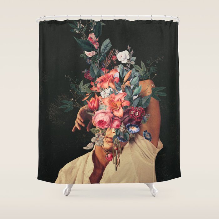 Roses Bloomed every time I Thought of You Shower Curtain Gallery Image 1