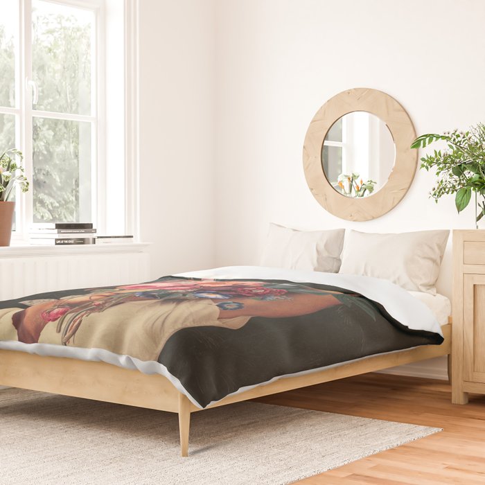 Roses Bloomed every time I Thought of You Duvet Cover Gallery Image 2