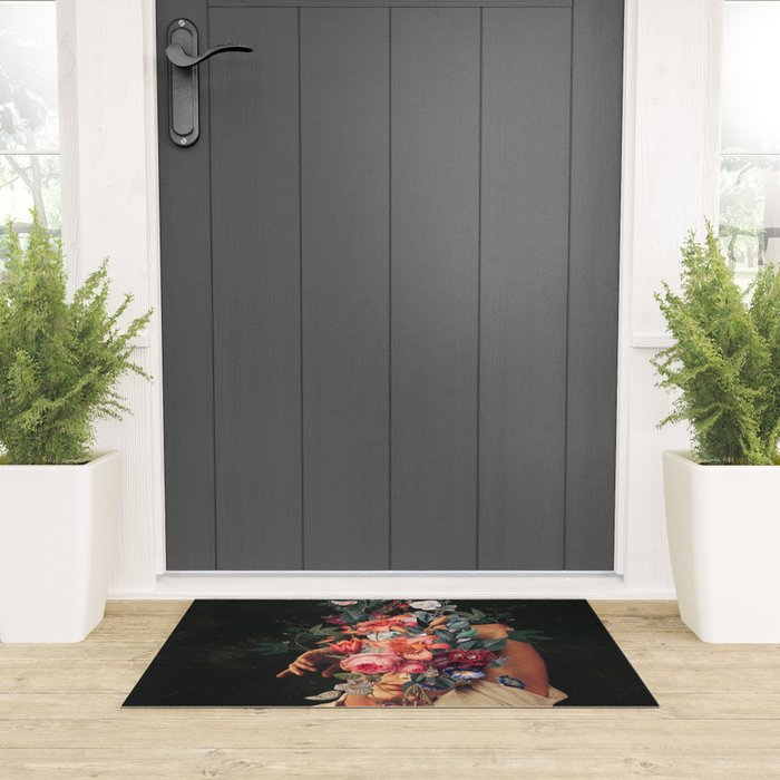 Roses Bloomed every time I Thought of You Welcome Mat Gallery Image 3