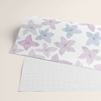 Watercolor hand painted lavender lilac blue floral Wrapping Paper Gallery Image 2