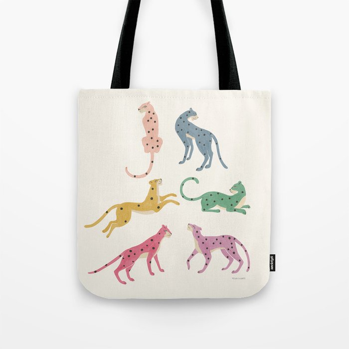 Leopard Rainbows Tote Bag Gallery Image 1