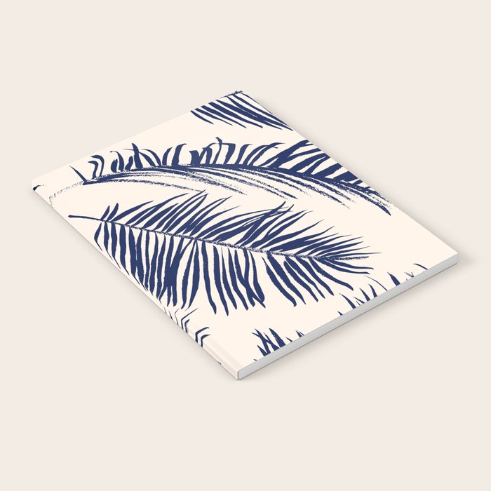 Blue Palm Leaves x Dry Brush Notebook Gallery Image 2